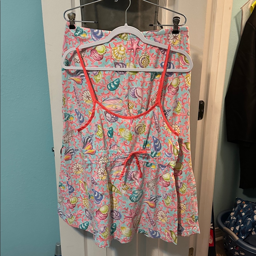 Nick & Nora Pajama Sleepwear Set in Sea Shell print